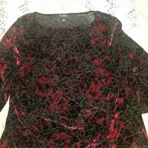 Velvet burnout pull over top